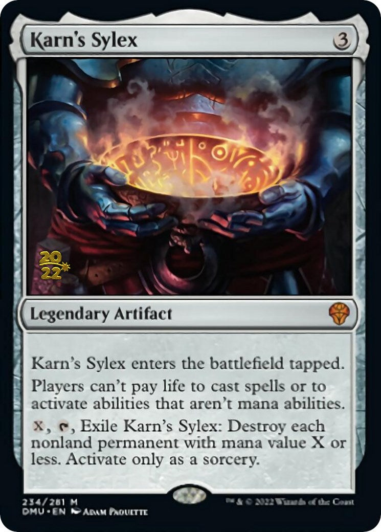 Karn's Sylex [Dominaria United Prerelease Promos] | Mega City Incorporated