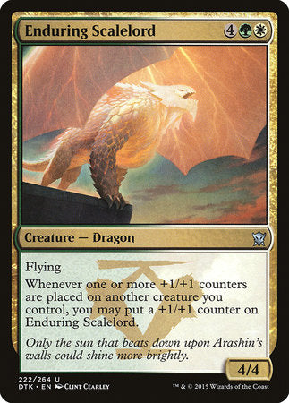 Enduring Scalelord [Dragons of Tarkir] | Mega City Incorporated