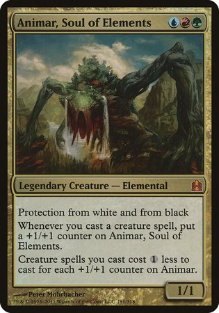 Animar, Soul of Elements (Oversized) [Commander 2011 Oversized] | Mega City Incorporated