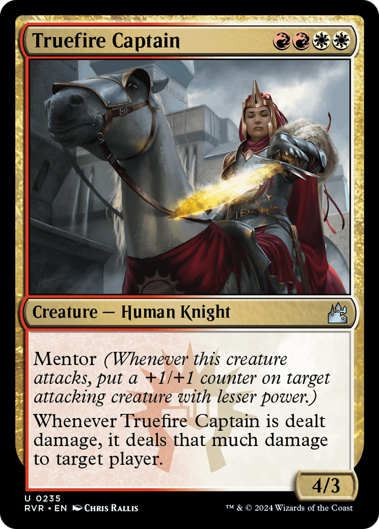 Truefire Captain [Ravnica Remastered] | Mega City Incorporated