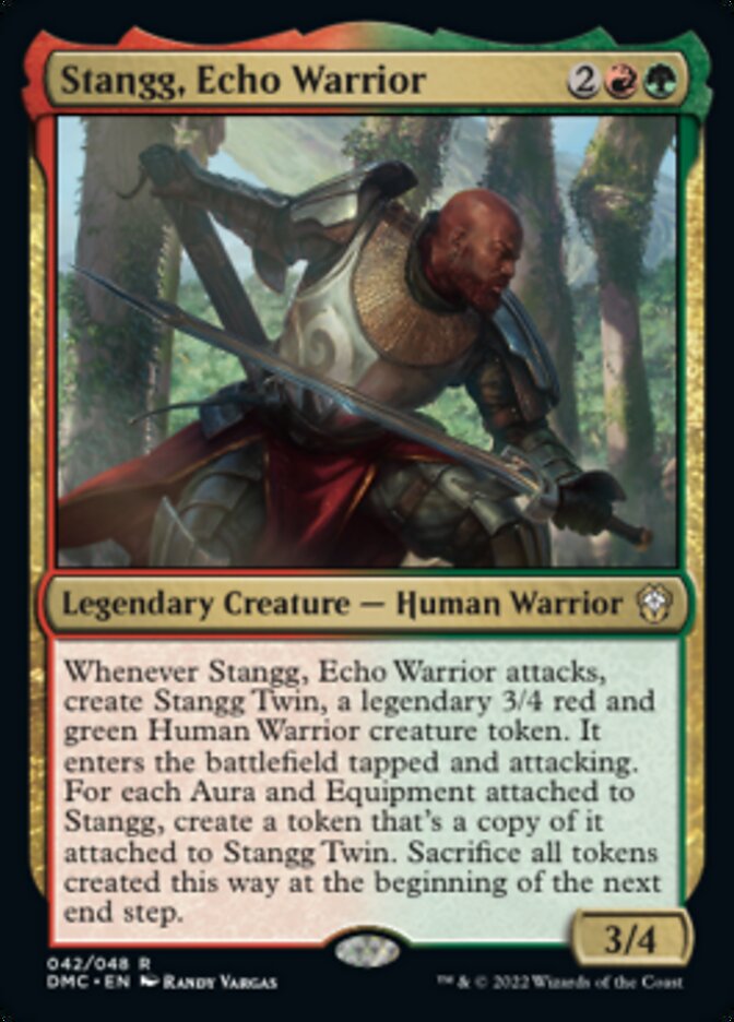 Stangg, Echo Warrior [Dominaria United Commander] | Mega City Incorporated