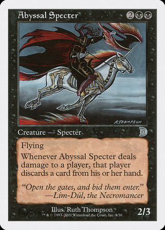 Abyssal Specter [Deckmasters] | Mega City Incorporated