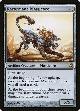 Razormane Masticore [Duel Decks: Elspeth vs. Tezzeret] | Mega City Incorporated