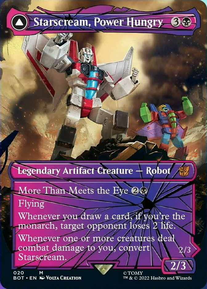 Starscream, Power Hungry // Starscream, Seeker Leader (Shattered Glass) [Universes Beyond: Transformers] | Mega City Incorporated