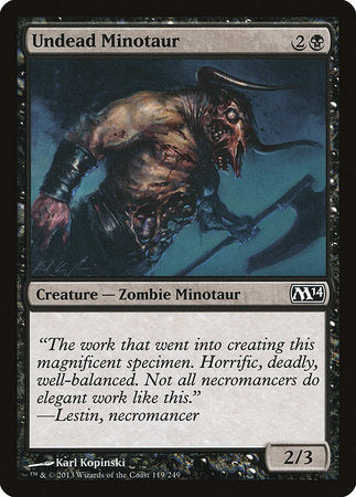 Undead Minotaur [Magic 2014] | Mega City Incorporated