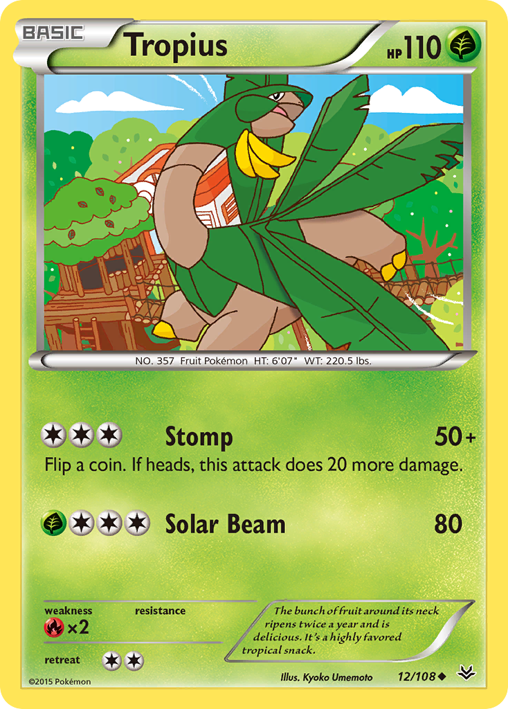 Tropius (12/108) [XY: Roaring Skies] | Mega City Incorporated