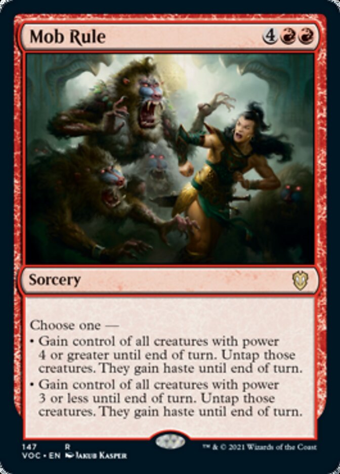 Mob Rule [Innistrad: Crimson Vow Commander] | Mega City Incorporated