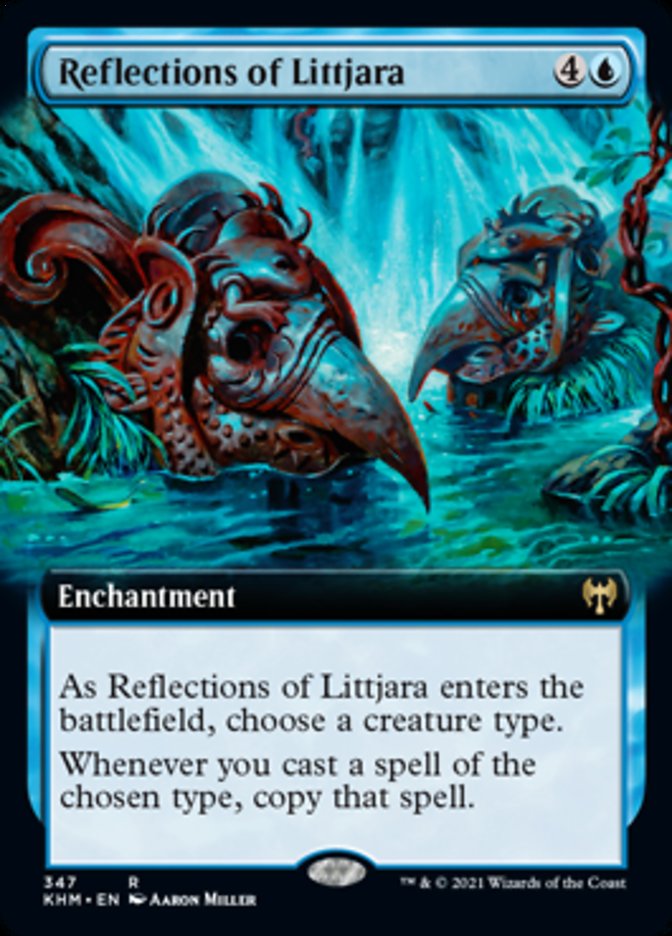 Reflections of Littjara (Extended Art) [Kaldheim] | Mega City Incorporated