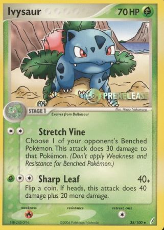 Ivysaur (35/100) (Prerelease Promo) [Nintendo: Black Star Promos] | Mega City Incorporated