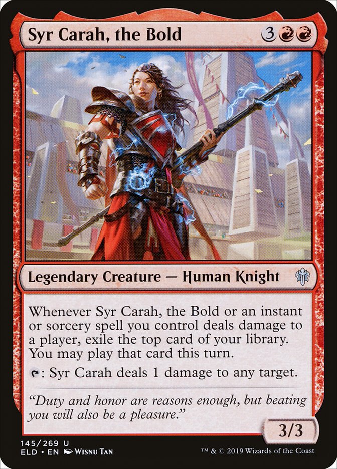 Syr Carah, the Bold [Throne of Eldraine] | Mega City Incorporated