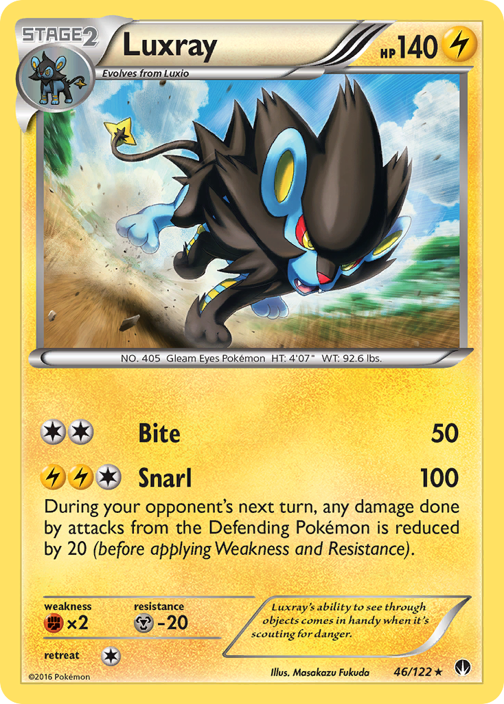 Luxray (46/122) [XY: BREAKpoint] | Mega City Incorporated