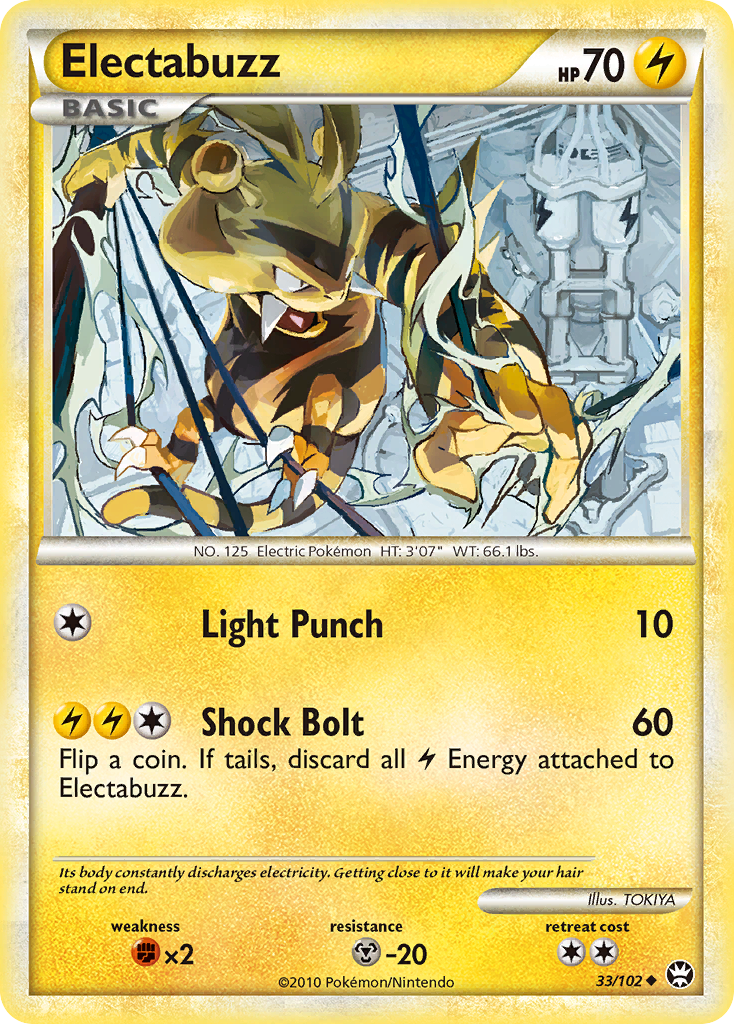 Electabuzz (33/102) [HeartGold & SoulSilver: Triumphant] | Mega City Incorporated