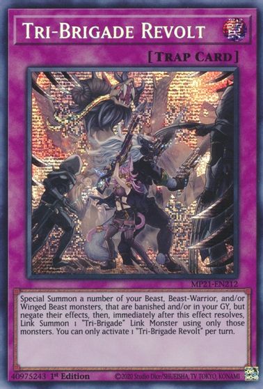 Tri-Brigade Revolt [MP21-EN212] Prismatic Secret Rare | Mega City Incorporated