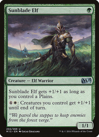 Sunblade Elf [Magic 2015] | Mega City Incorporated