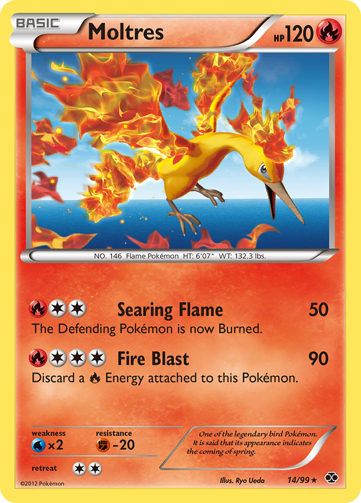 Moltres (14/99) [Black & White: Next Destinies] | Mega City Incorporated