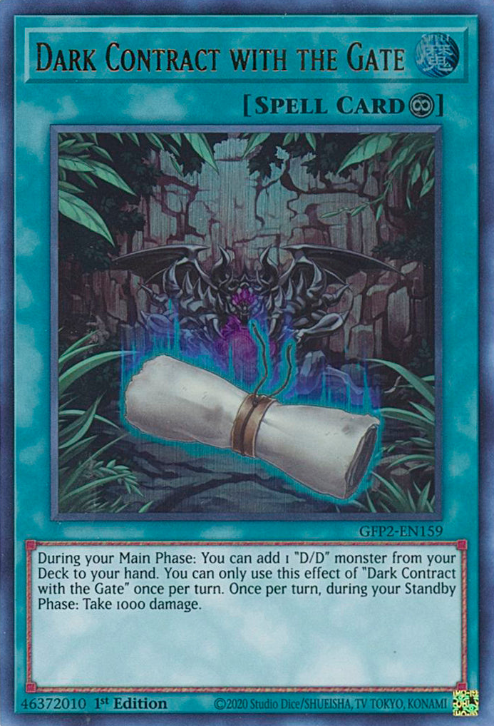 Dark Contract with the Gate [GFP2-EN159] Ultra Rare | Mega City Incorporated