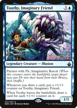 Toothy, Imaginary Friend [Battlebond Promos] | Mega City Incorporated