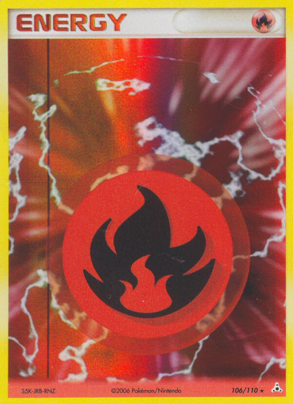 Fire Energy (106/110) [EX: Holon Phantoms] | Mega City Incorporated