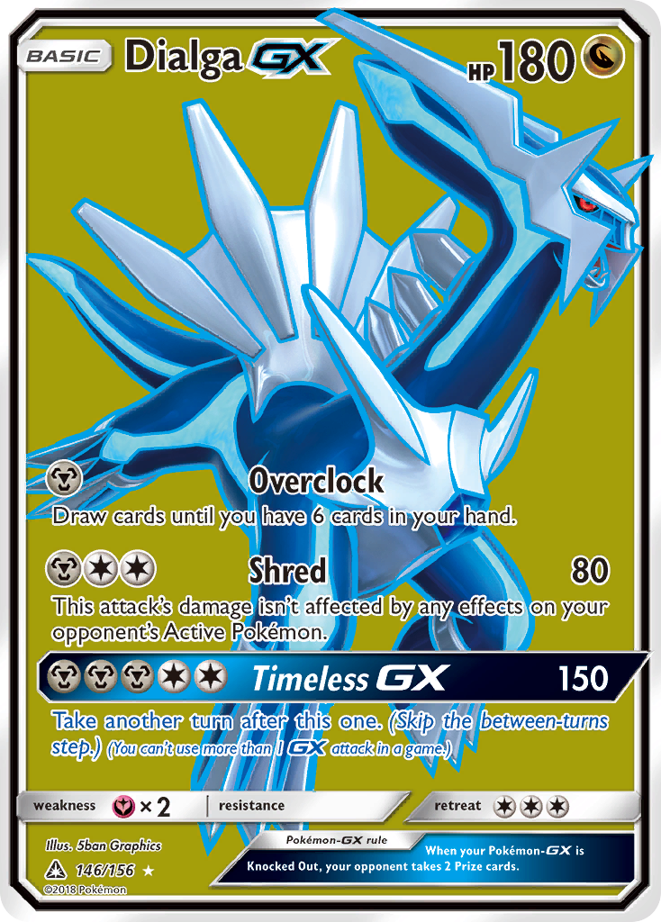 Dialga GX (146/156) [Sun & Moon: Ultra Prism] | Mega City Incorporated