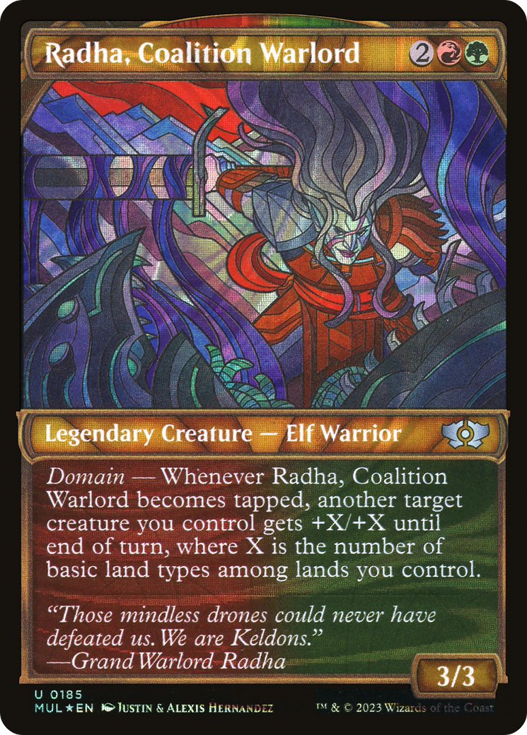 Radha, Coalition Warlord (Halo Foil) [Multiverse Legends] | Mega City Incorporated