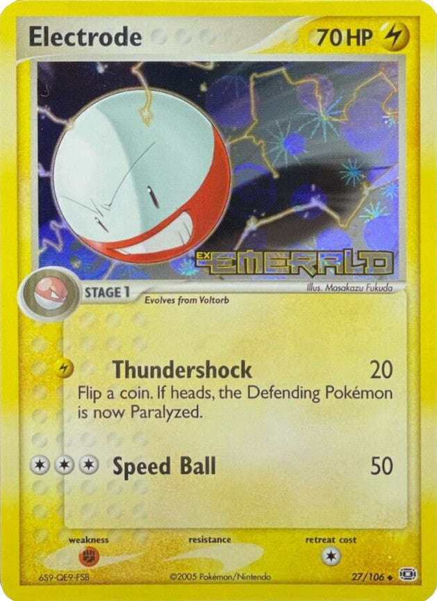 Electrode (27/106) (Stamped) [EX: Emerald] | Mega City Incorporated