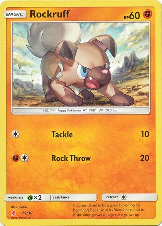 Rockruff (29/30) [Sun & Moon: Trainer Kit - Lycanroc] | Mega City Incorporated