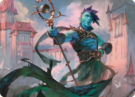 Haughty Djinn Art Card [Dominaria United Art Series] | Mega City Incorporated