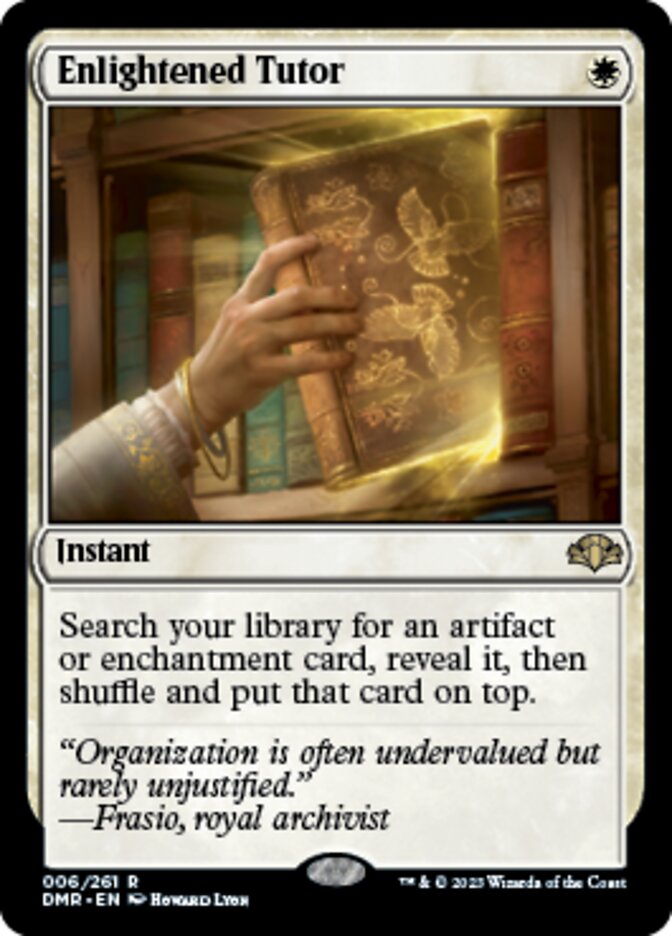 Enlightened Tutor [Dominaria Remastered] | Mega City Incorporated