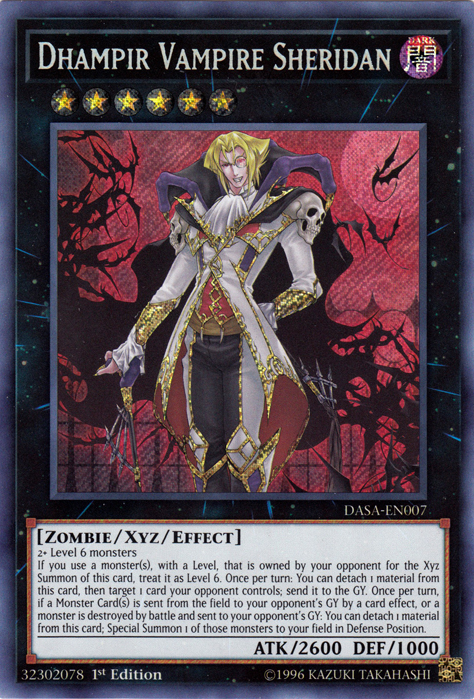 Dhampir Vampire Sheridan [DASA-EN007] Secret Rare | Mega City Incorporated