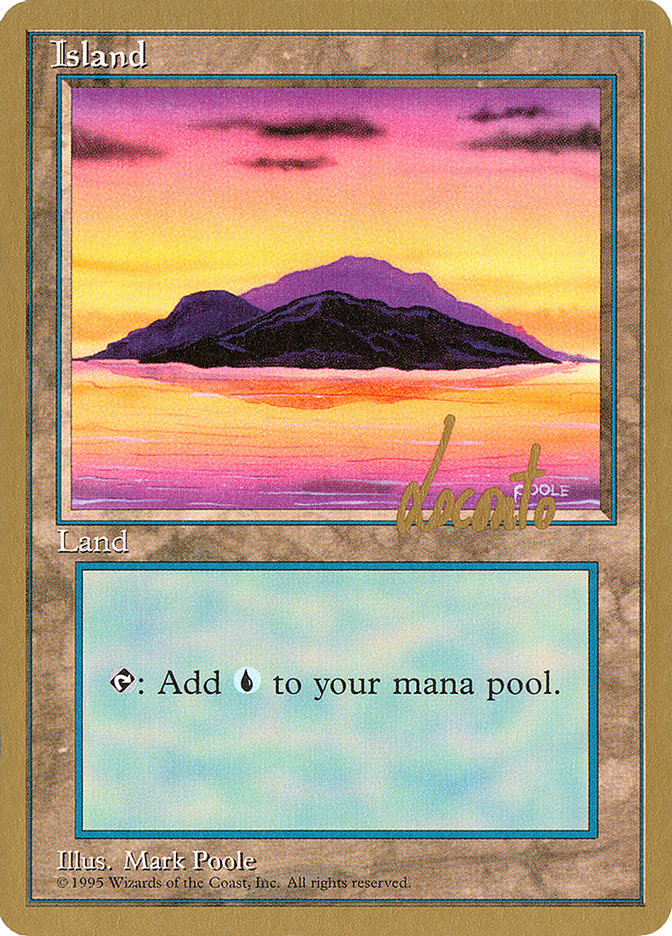 Island (ml368) (Michael Loconto) [Pro Tour Collector Set] | Mega City Incorporated