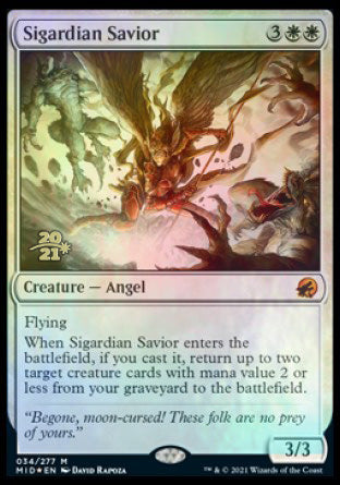 Sigardian Savior [Innistrad: Midnight Hunt Prerelease Promos] | Mega City Incorporated