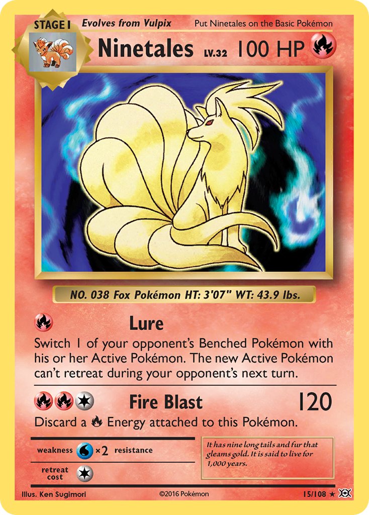 Ninetales (15/108) (Theme Deck Exclusive) [XY: Evolutions] | Mega City Incorporated