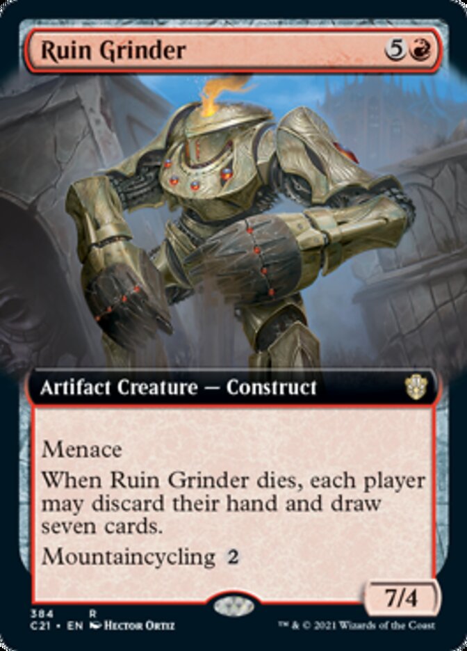 Ruin Grinder (Extended) [Commander 2021] | Mega City Incorporated