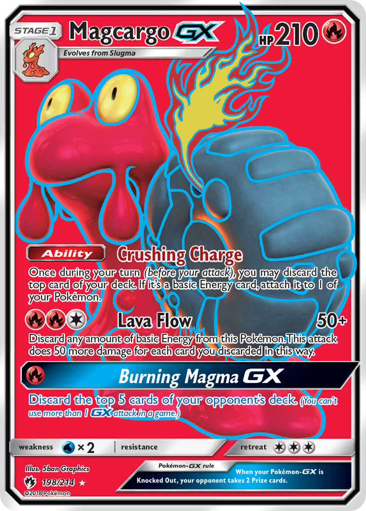 Magcargo GX (198/214) [Sun & Moon: Lost Thunder] | Mega City Incorporated