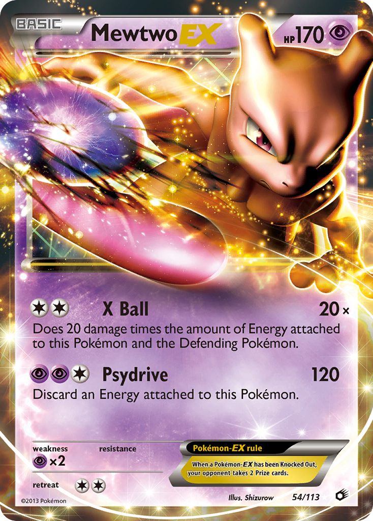 Mewtwo EX (54/113) [Black & White: Legendary Treasures] | Mega City Incorporated