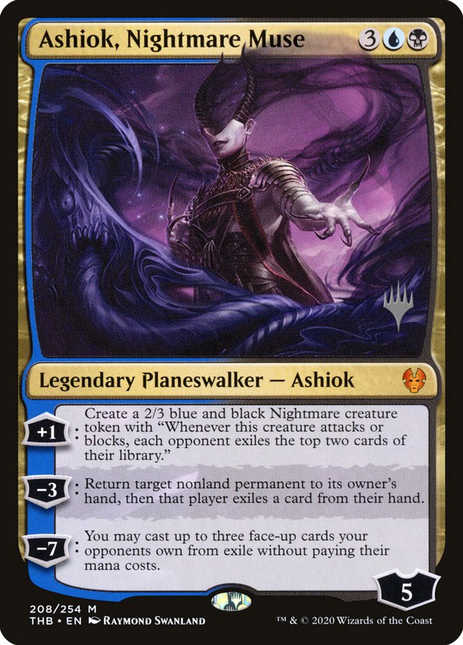 Ashiok, Nightmare Muse (Promo Pack) [Theros Beyond Death Promos] | Mega City Incorporated