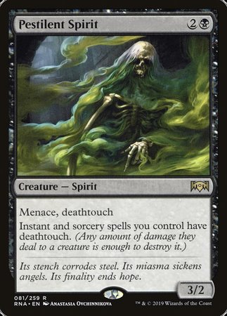 Pestilent Spirit [Ravnica Allegiance] | Mega City Incorporated