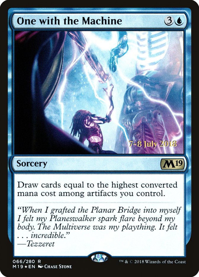 One with the Machine  [Core Set 2019 Prerelease Promos] | Mega City Incorporated