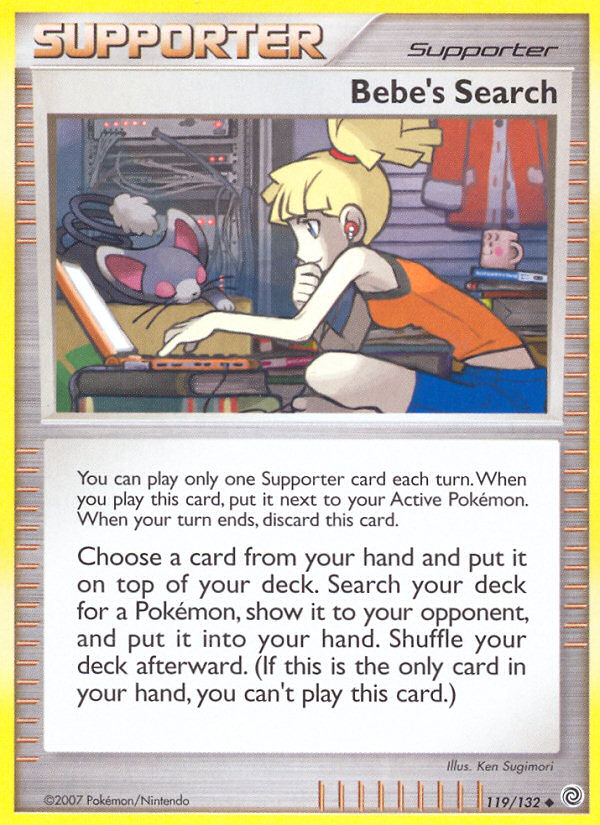 Bebe's Search (119/132) [Diamond & Pearl: Secret Wonders] | Mega City Incorporated
