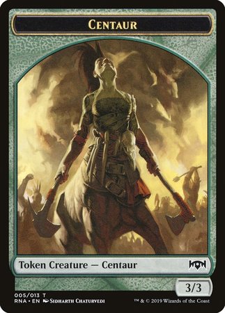 Centaur Token [Ravnica Allegiance Tokens] | Mega City Incorporated