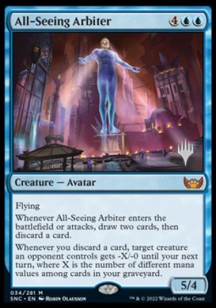 All-Seeing Arbiter (Promo Pack) [Streets of New Capenna Promos] | Mega City Incorporated