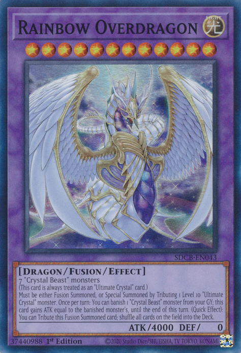 Rainbow Overdragon [SDCB-EN043] Super Rare | Mega City Incorporated