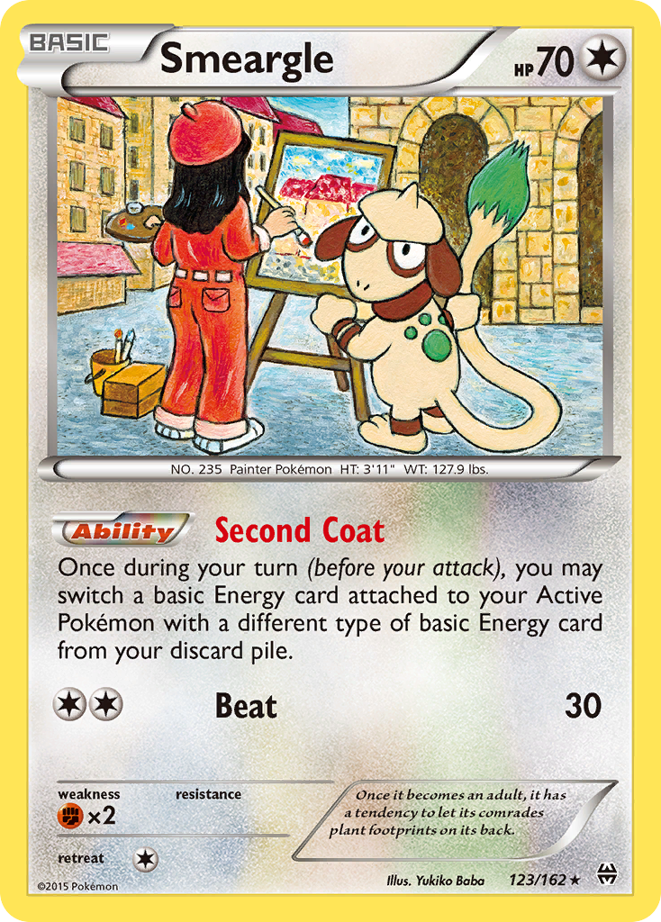 Smeargle (123/162) [XY: BREAKthrough] | Mega City Incorporated