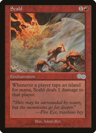 Scald [Urza's Saga] | Mega City Incorporated