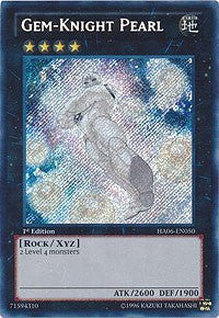 Gem-Knight Pearl [HA06-EN050] Secret Rare | Mega City Incorporated