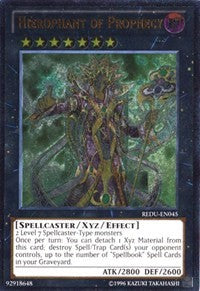 Hierophant of Prophecy (UTR) [REDU-EN045] Ultimate Rare | Mega City Incorporated