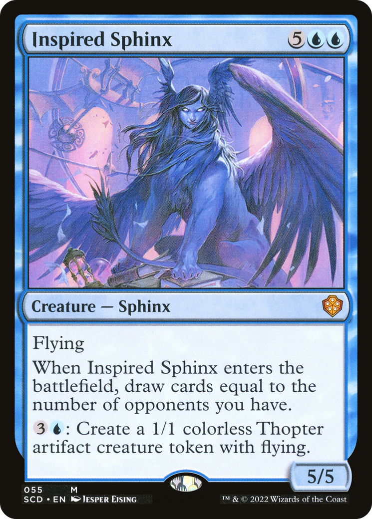 Inspired Sphinx [Starter Commander Decks] | Mega City Incorporated