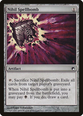 Nihil Spellbomb [Scars of Mirrodin] | Mega City Incorporated