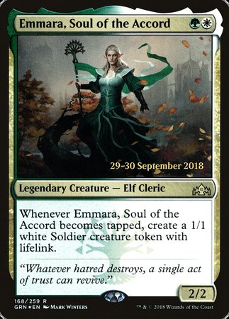 Emmara, Soul of the Accord [Guilds of Ravnica Promos] | Mega City Incorporated