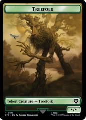 Treefolk // Food Token [The Lord of the Rings: Tales of Middle-Earth Commander Tokens] | Mega City Incorporated